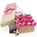 Long Stemmed Roses Gift Box for Mum