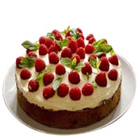 Toothsome Raspberry Cake