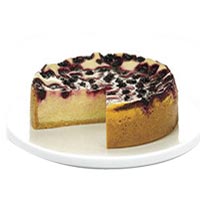 Fresh-Baked Blackberry Cheesecake