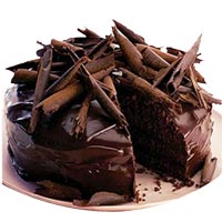 Blissful Rich Dark Chocolate Cake