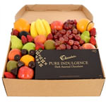 CLASSIC FRUIT HAMPER WITH DARK CHOCS LARGE SPECIAL