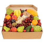 DELUXE FRUIT HAMPER WITH MACADAMIA NUTS LARGE