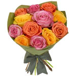 Stunning long stemmed roses presented in a delight......  to Logan