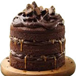 3 layers of delicious EGGLESS fudge cake smothered......  to Rockingham
