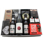 Energetic Forever Delightful Wine N Beer Gift Basket<br>