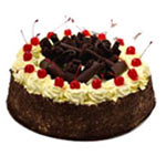 Moist choc sponge layered with mousse, cherries an......  to Townsville