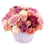 Order this Fresh Flower Arrangement with Romantic ...