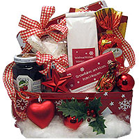 Alluring Christmas Charm Gift Basket