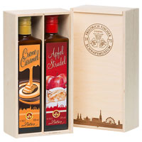 Fabulous Festive Gift box with Caramel Cream Liqueur & Apple Strudel Cream Liqueur