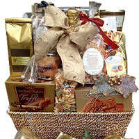 Special Christmas Golden Basket