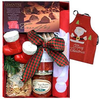 The Strand box with Christmas Apron