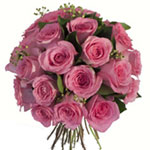 Straight to Heart Bouquet of Pink Roses