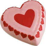 Vanilla Heart Shape Cake