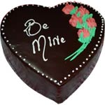 1.5 KG Rich Chocolate Heart Shape Cake