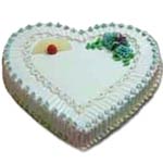 Heart Shape Vanilla Cake 2KG