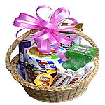 This basket contains Toblerone chocolates (105gm),...