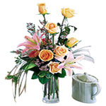 Aromatic New Year Flowers with Warm Wishes