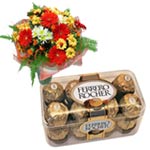 Marvelous Candy Fererro Rocher with Flowers Beauty