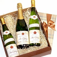 Threesome French Alsace white as a gift