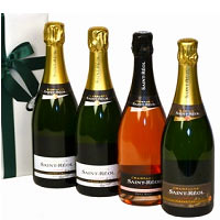4 Grand Cru Champagnes as gift