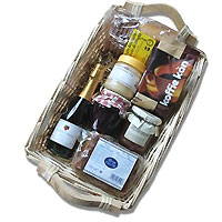 Adorable Gift Basket of Gourmet and Wine