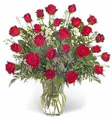 A bouquet of red roses  a gift that is always app...