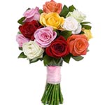 Attention - Getting Bouquet of Mixed Roses