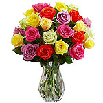 Sweetest 24 Mixed Roses Bunch