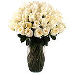 Elegant Bunch of 36 White Roses