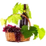 Creative Fruits and Wine Basket