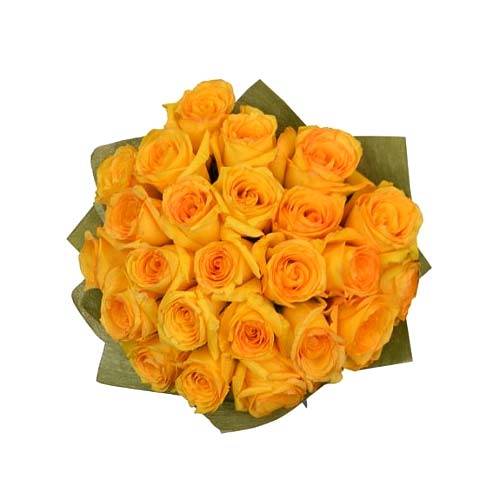 Send a treat to any flower lover by gifting this 24 Yellow Roses Bouquet...