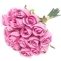 18 Pink Roses Bouquet