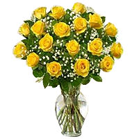 A yellow rose bouquet is as cheery as it gets. Choose this bouquet and your reci...