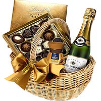 Champagne and Chocolates Gift Basket