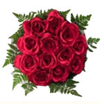Distinctive Red Rose Bouquet with Romantic Notion