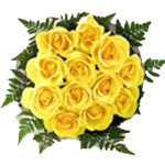 Enchanted New Year Love 12 Yellow Roses