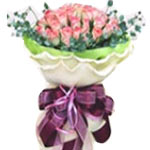 Aromatic Bouquet of Pink Roses