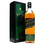 Distinctive One bottle of Johnnie Walker Green on the Eve of New Year