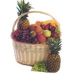 Wonderfully displayed in a handsome basket, our Colossal Fruit Basket contains t...