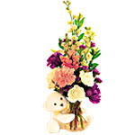 Send a Bear Hug Bouquet for any occasion. How do y......  to Lorraine