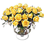 Our most popular rose. 2 dozen sumptuous roses wit......  to Coquitlam