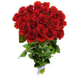 Artistic 18 Red Roses Bunch