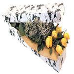 Gorgeous Gift Box of 6 Yellow Roses