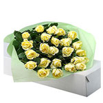 Heavenly Gift Box Two Dozen Yellow Roses
