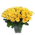 Sunny 24 Yellow Roses Bouquet for New Year