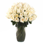 Stunning 36 White Roses Bouquet