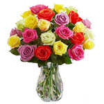 Gorgeous Assortment of Mixed Blossoming Roses