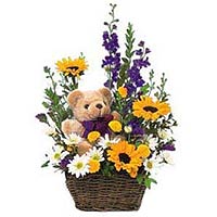 Be happy by sending this Breathtaking Bundle of Assorted Flowers to your dear on...