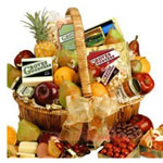 Attractive New Year Fruit Crackers Basket