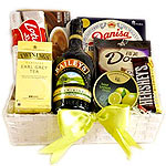 Alluring Santa Whiskey Gift Basket